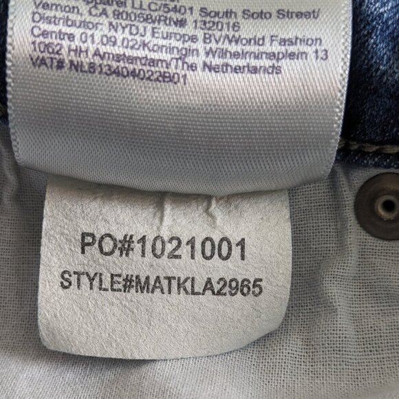 NYDJ Alina Leggings Womens 16 Side Detail Embroidery Denim Ankle Jeans - Picture 13 of 16